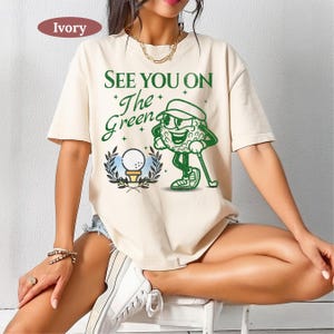Women&#39;s Fun Golf T-Shirt Summer Sport Shirt Unisex Garment-Dyed Tee Golf Lover Gift Golfing Apparel Athletic Top Golf Tournament