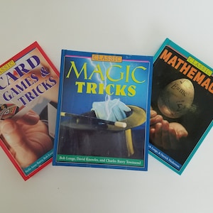 Magic and Card Trick Books; Set of 3 Books by MetroBooks