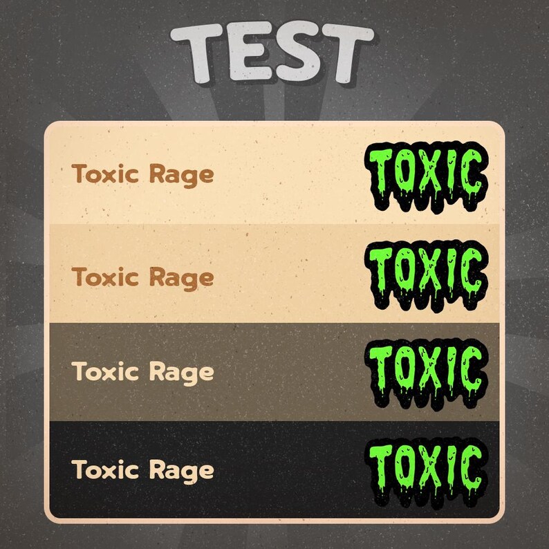 Toxic Rage Kawaii Toxic Rage Animated Twitch Emote, Dripping Green Slime Text ...