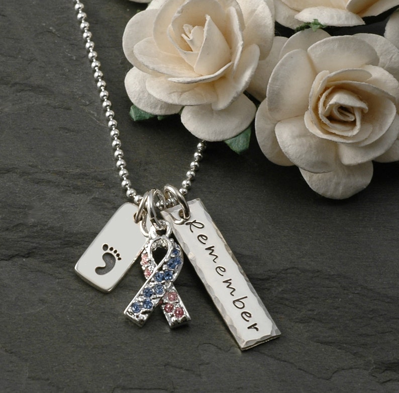 Pregnancy and Infant Loss Awareness Necklace Remember Etsy
