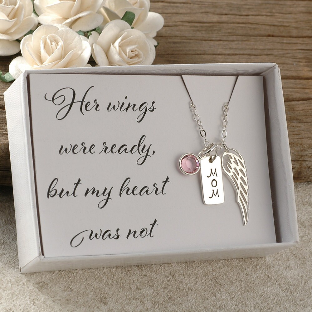 Her wings were ready but my heart was not memorial for MOM | Etsy