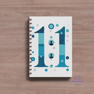 One-on-One Meeting Notebook for Managers – Teal Cover | Weekly Check-In Planner & Team Organizer