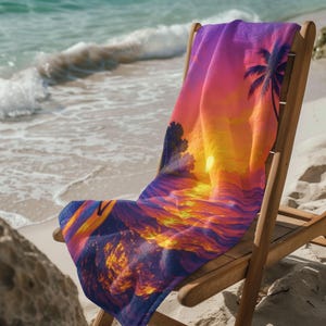 Vibrant Tropical Beach Towel for Your Picture-Perfect Beach Adventures!