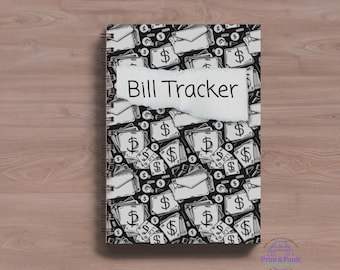 Bill Tracker Notizbuch - 8.5x11 Spirale Buchhaltung Organizer