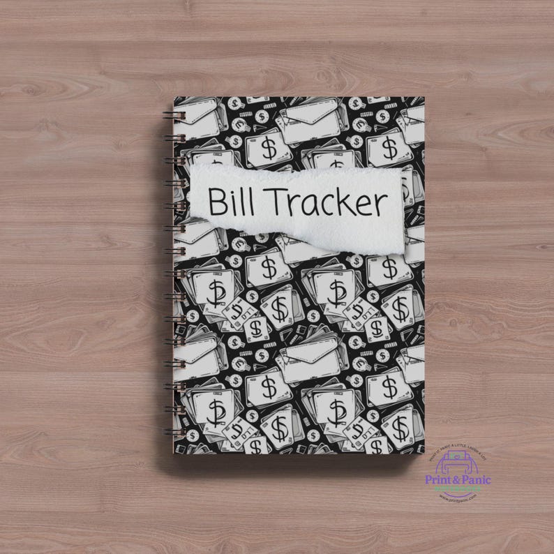 Money Note Book Bill Tracker Notebook – 8.5x11 Spiral Finance & Payment Organizer - Etsy