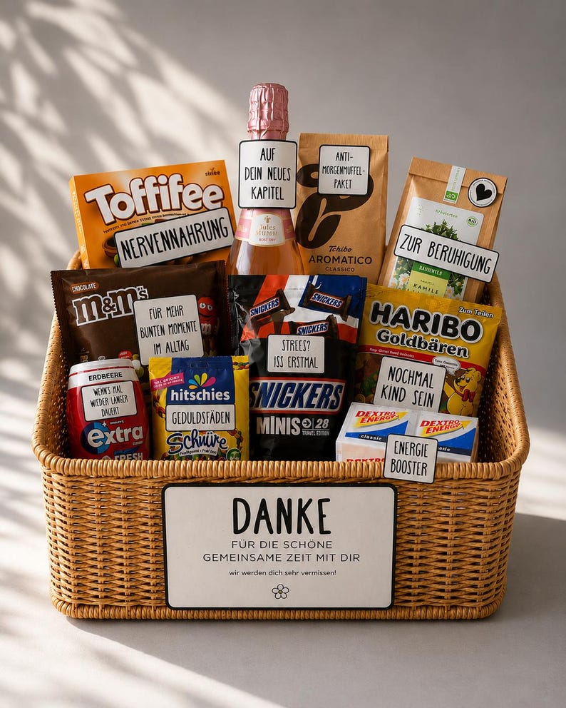Overlevingspakket voor een nieuwe baan - Afscheidscadeau voor een collega - Cadeauset - Digitale download - Cadeaupakket - Lastminute cadeau (PDF) - Baanwisseling - Doe-het-zelf afbeelding 3
