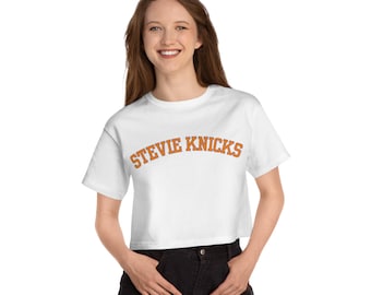 Stevie Knicks Champion Womens Cropped Tee