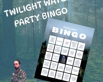 Twilight Watch Party Bingo
