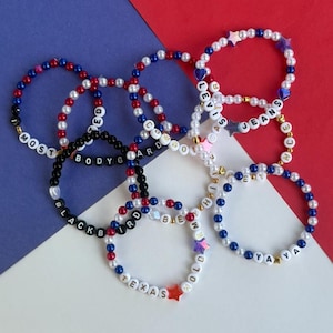 Braccialetti ispirati a Cowboy Carter / Braccialetti di Beyonce / Braccialetti da concerto / Braccialetti dell'amicizia con perline