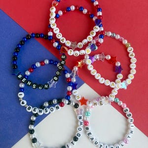 Benson Boone Inspired Bracelets | American Heart Tour | Friendship Beaded Bracelets | Concert Bracelets