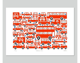 Jubilee Jam by Lo Cole - Limited edition archival print (A3) 16.5" x 11.7"