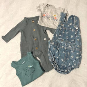 MYSTERY Thrifted Baby Clothing Box Bundle, 5 Clothing Items