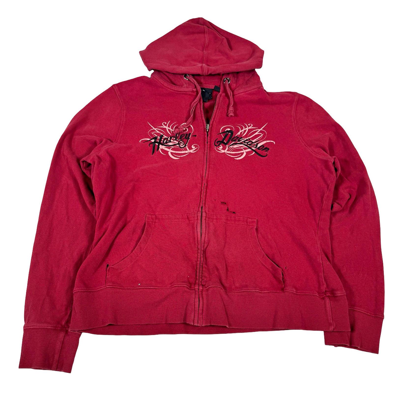 Red Y2k Zip Up - Etsy