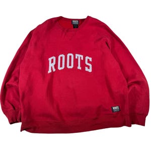 Roots Athletic Red Patch Vintage Sweatshirt XXL