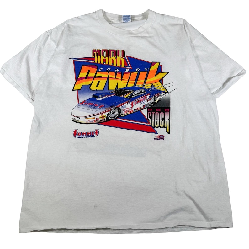 Vintage NHRA Properties Mark Pawik Vintage T-shirt XXL bild 1