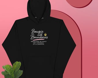 Protecting My Peace Hoodie: Empowerment Graphic Sweatshirt - Boundaries Hoodie