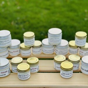 Baume fouetté de suif | Hydratant 100 % suif de bœuf nourri à l'herbe | soins de la peau naturels pour peau sèche, eczéma et peau sensible | Fait main aux États-Unis