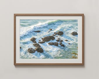 Oregon Coast Surf Print | Pacific Ocean Seascape Photography