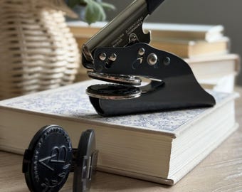 Personalized Book Embosser - Custom Library Embosser - From The Library of Book Embosser - Custom Embosser - Book Lover Gift