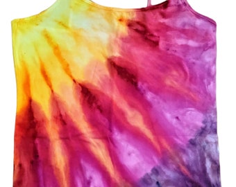 Medium Women's Ice Dyed Spaghetti Strap Cami Top
