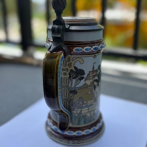 Mettlach villeroy boch beer stein Collectible beer stein The Brothers Grimm 2901