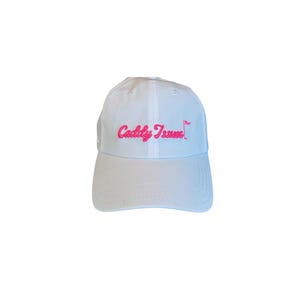 Caddy Issues Ponytail Hat-White