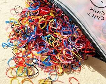 thumbnail image 2 of 300 Clear C Clips For Making Loom Band Bracelets 2 of 14