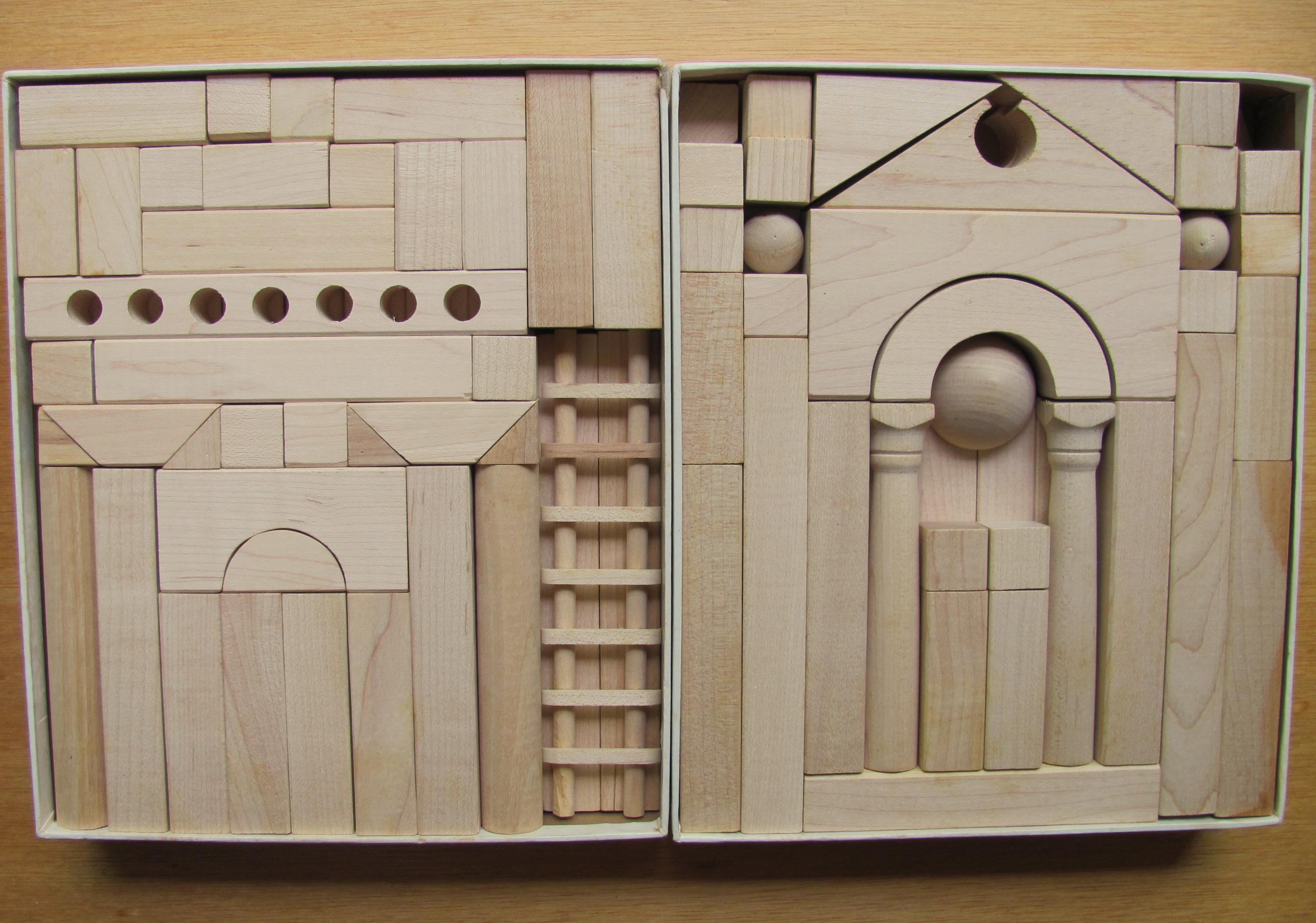 入手困難 廃盤品 積み木 archiblock desktop ミニチュア Archiblocks Wood Blocks Desktop Classics Architectural Building