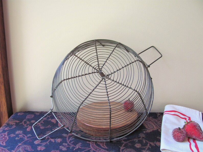 Vintage French Wire Colander Basket Egg Colander Wirework Etsy New