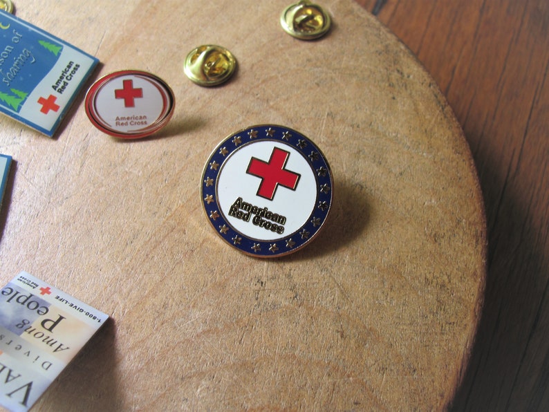 5 Vintage Red Cross Pins Lapel Pin American Red Cross Metal Etsy 5 Vintage Red Cross Pins Lapel Pin American Red Cross Metal Etsy