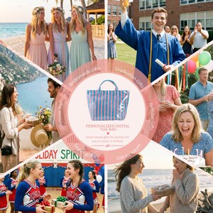 Personalized PVC Bag, Beach PVC Tote Bag, Jelly Tote Bag, Jelly Bags, Striped Tote Bag, Custom Name Tote, Kids Pool Tote Bag, Kids Swim Bag image 7