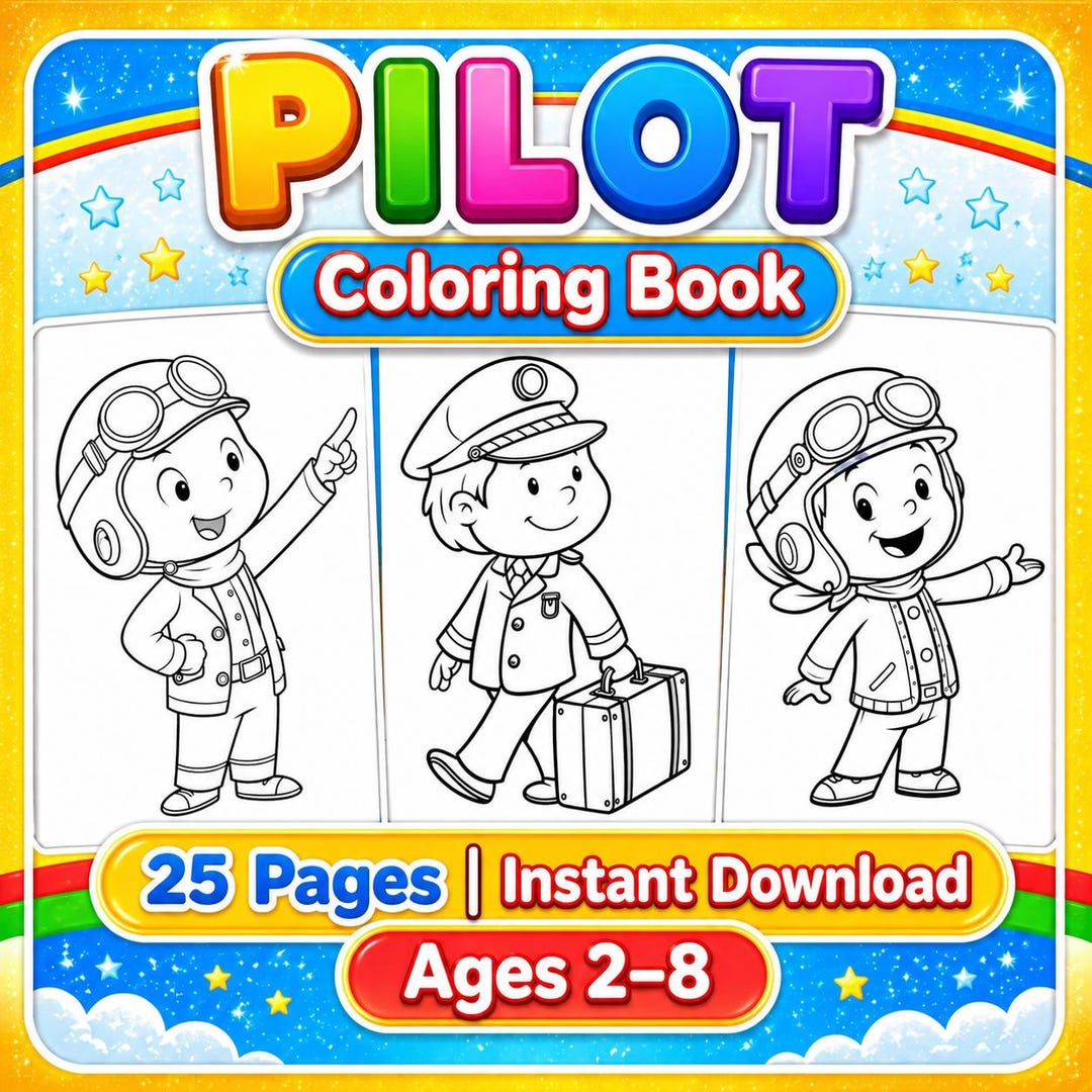 Pilot Coloring Picture Pilot Coloring Pages Printable