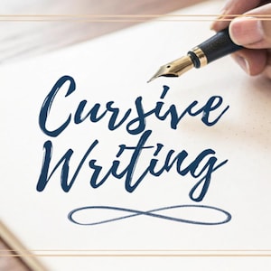 Cursive Writing Book | Printable Handwriting Workbook | A–Z Cursive Practice Sheets | Digital Download