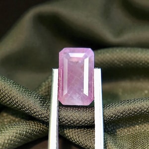 Myanmar Ruby 2.95ct Rectangular Step Purplish Pink Untreated • ( 9.3 × 5.8 × 4.5 mm) image 6
