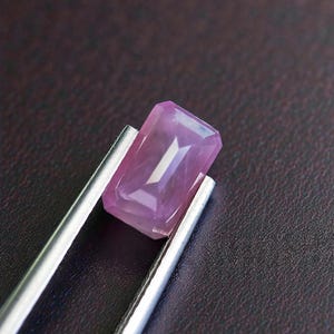 Myanmar Ruby 2.95ct Rectangular Step Purplish Pink Untreated • ( 9.3 × 5.8 × 4.5 mm) image 3