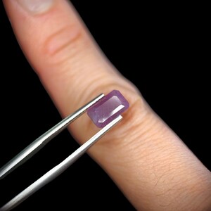Myanmar Ruby 2.95ct Rectangular Step Purplish Pink Untreated • ( 9.3 × 5.8 × 4.5 mm) image 8