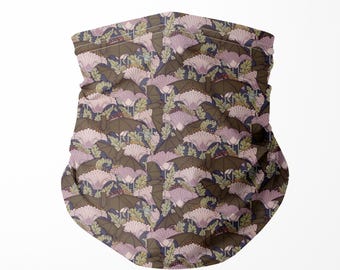 Verneuil Fledermaus Blumen Schlauchschal Halswärmer Bandana Beanie Schlauch Haarband Gesichtsbedeckung für Frauen und Männer