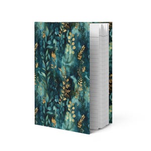 Lush Ferns Floral Journal Matte Hardcover Notebook for Writing, Sketching and Planning 150 Pages 5.75 x 8 image 3