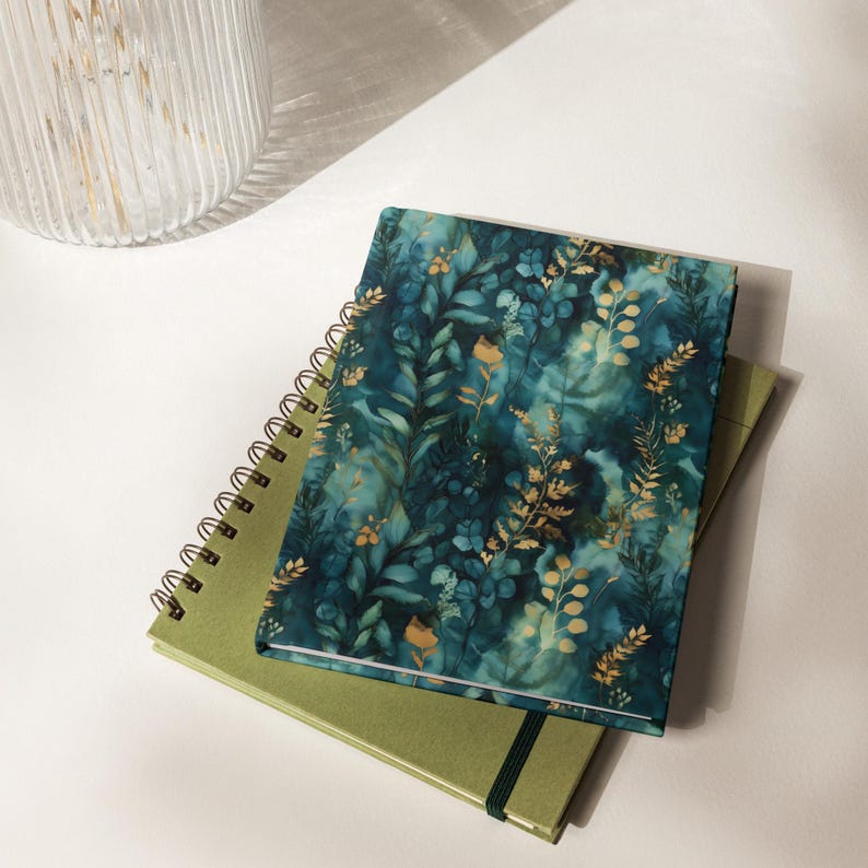 Lush Ferns Floral Journal Matte Hardcover Notebook for Writing, Sketching and Planning 150 Pages 5.75 x 8 image 6
