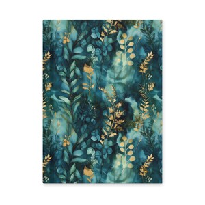 Lush Ferns Floral Journal Matte Hardcover Notebook for Writing, Sketching and Planning 150 Pages 5.75 x 8