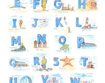 Seaside alphabet