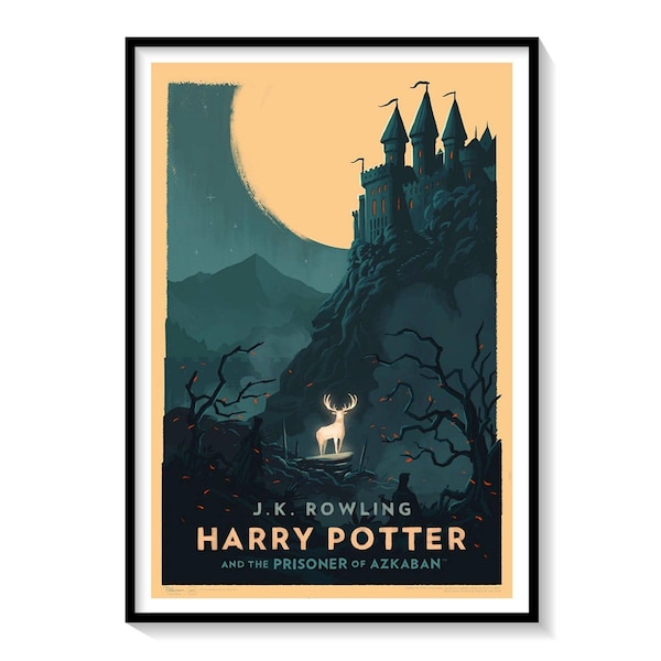 Harry Potter en de gevangene van Azkaban (2004) filmposter niet ingelijst, nostalgische filmfan cadeau, wanddecoratie Wizarding World