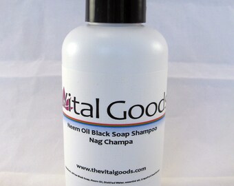 Dreadlock Shampoo Neem Nag Champa Black Soap shampoo 4oz