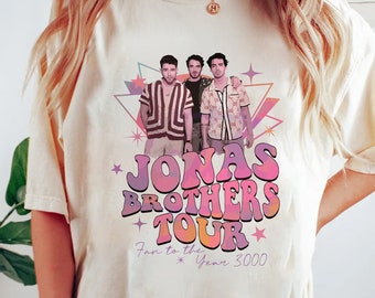 Retro Jonas Brothers Cassette Png, Nick Joe Kevin Jonas Png, Retro Five Albums One Night Tour Png, Jonas brother For Fan Tour 2023 Png