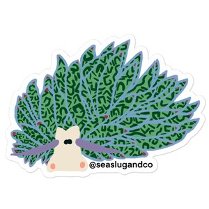 Sticker schaap blad