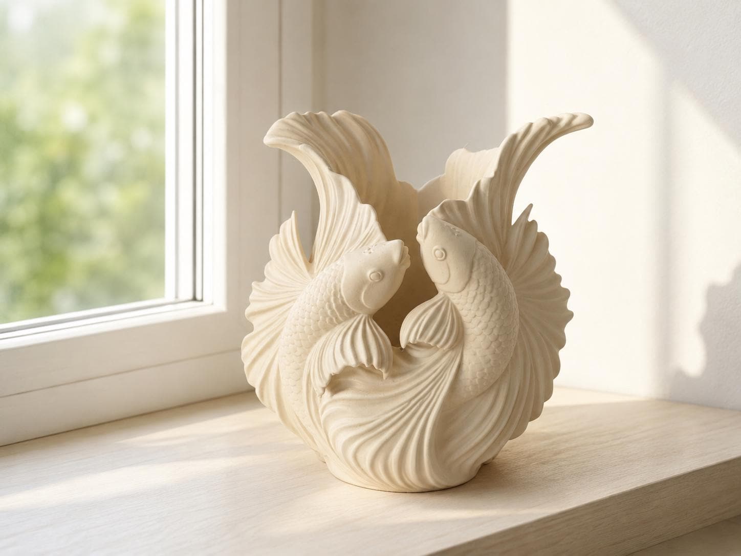 Japanese Vase With Koi Fish - Etsy