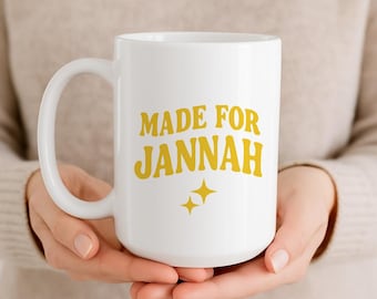 Made for Jannah Mug: Muslim Islamic Faith Inspirational Quote Tea Coffee Cup