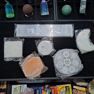 Selenite Charging Plates