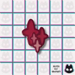 Mini Pink Sparkle Filler - Enamel Pin