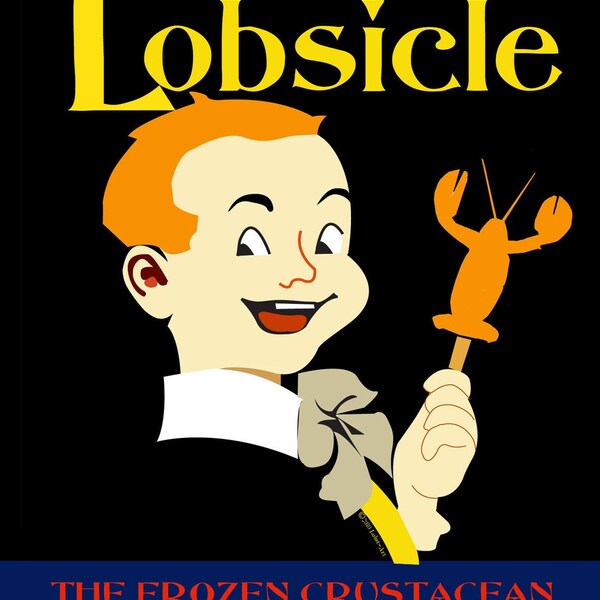 Lobsicle (poster) Frozen Lobster on a Stick